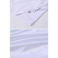 thumbnail image 4 of Zehisen Men's Athletic Workout Shorts with Zipper Pockets Gym Quick Dry Mesh Tennis Shorts White L, 4 of 6