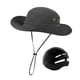 thumbnail image 2 of Casco de bicicleta Yuyangstore gorra de pescador transpirable con correa para la barbilla Negro, 2 of 8