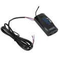 thumbnail image 3 of Motorcycle Digital Time Clock, Digital Display Easy To Install LED Motorcycle Electronic Meter Motorcycle Voltmeter  For Motorcycle For Data Monitoring Blue Light, 3 of 8