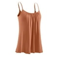 thumbnail image 5 of Dlentnea Cami V Neck Tank Tops for Womens Spaghetti Strap Camisole Summer Casual Pleated Sleeveless Shirts, 5 of 7