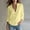 Yellow, variant on Womens Long Sleeve Shirts V Neck Roll Up Casual Henley Relaxed Fit Flowy Tunic Tops Comfortable Travel Office Work Fashion Summer Blouse