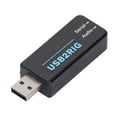 thumbnail image 2 of Adaptador De Sonido USB, Compatibilidad Versátil Conector De Tarjeta De Sonido Adaptador USB Conector Doble De 3,5 Mm Para Estación De Radio, 2 of 7