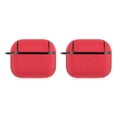 thumbnail image 2 of sweethay Estuche protector para auriculares de nailon a prueba de agua, funda inalámbrica Little Pro portátil, reemplazo Visual a prueba de golpes para Rojo 2piezas, 2 of 6