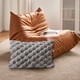 thumbnail image 5 of Funda de almohada de soporte lumbar de terciopelo de copo de nieve de color sólido para sofá de oficina y cojín de noche 30 cm x 50 cm, 5 of 7