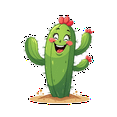 thumbnail image 3 of cartoon Cactus Stickers, Waterproof Cactus Sticker for Water Bottle Laptop Phone Cases Planner Skateboard Luggage Helmet Party Favor Decor, Ideal for Adults Teens Teacher Rewards, 3 of 9