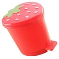 thumbnail image 2 of Shisuyan Cartoon Strawberry Trash Can Mini Trash Can Plastic Cute Desktop Trash Can Room Decor, 2 of 9