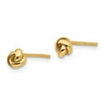 thumbnail image 2 of 14k Polished Knot Post Earrings, 2 of 3
