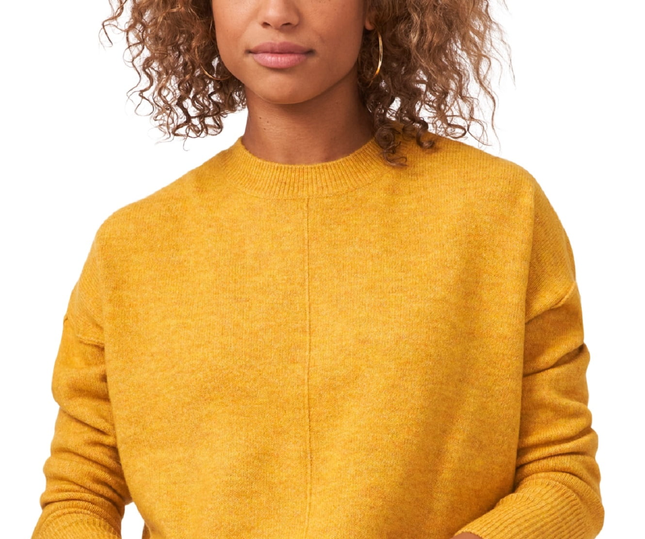 vince camuto center seam crewneck sweater