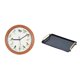 thumbnail image 1 of Reloj de pared con pájaro cantor, bandeja decorativa con asa multifuncional para almacenamiento de cosméticos, material PP, adecuado para sala de esta, 1 of 8