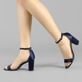 thumbnail image 2 of Women's Ankle Strap Chunky Heels Sandals, 2 of 7
