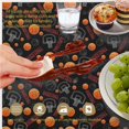 thumbnail image 6 of Basketball and Hoop Black Pattern Round Tablecloth 60"x60", Wrinkle Resistant Wipeable Table Cover for Kitchen Dining Room Picnic Patio and Party, 6 of 6