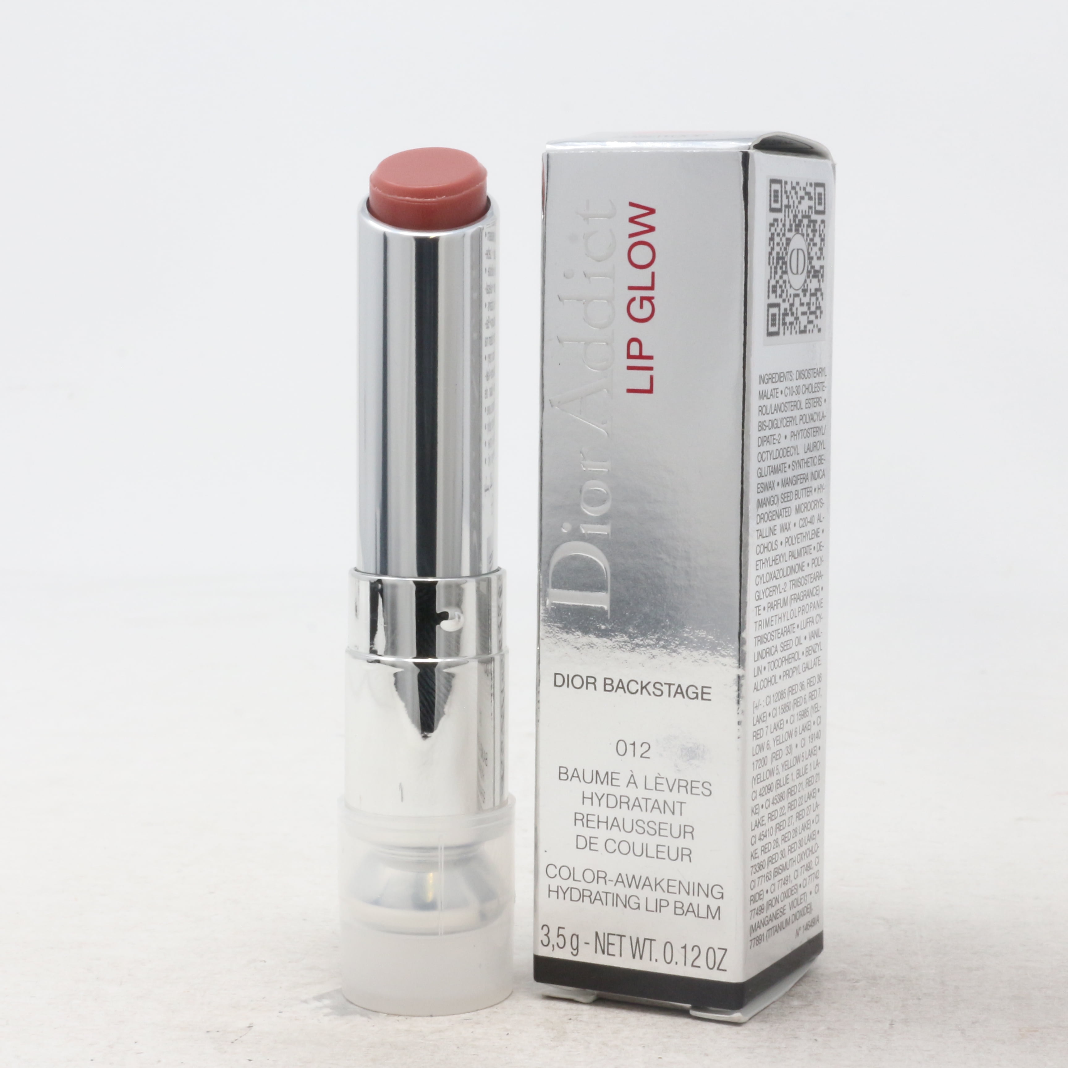 Dior Box 012 With 0.12oz/3.5g Glow Addict New Lip Rosewood