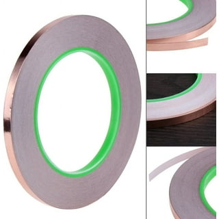 16 Feet of 2 Inch Wide Copper Foil Tape with Adhesive - Conductive on Both  Sides for EMI Shielding, Electrical Repairs, Engineering Projects, Arts 