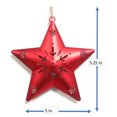 thumbnail image 2 of GT-5IN METAL STAR ORNAMENT, 2 of 3