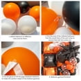 thumbnail image 4 of Telón de fondo con forma de globo para pared y arco de globos, color negro y naranja, 25/149 unidades, 4 of 7