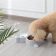 thumbnail image 3 of Pet Food Dispenser Automatic Stainless Steel Food Bowl Water Bowl for Cats Dogs, 3 of 10