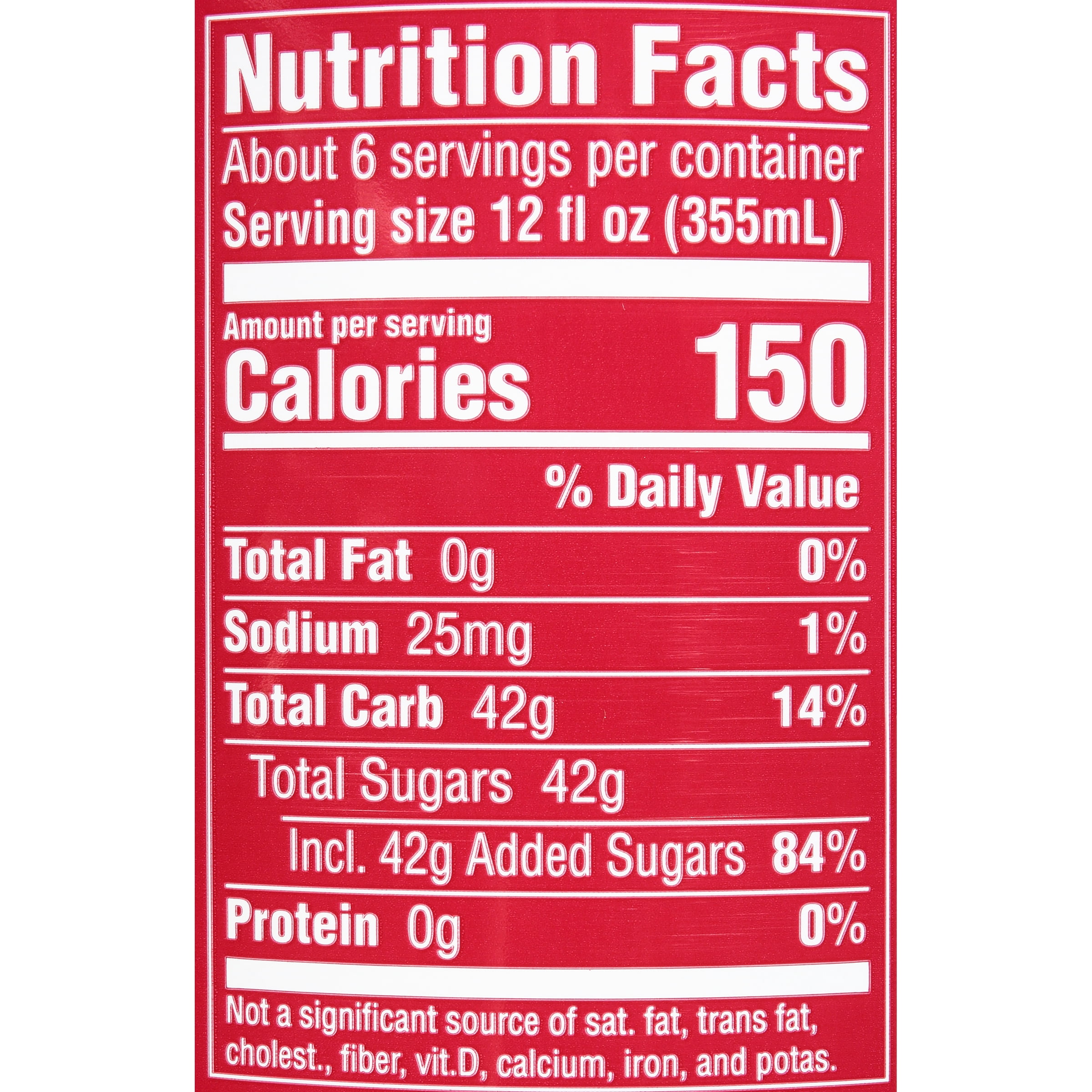 Cheerwine Cherry Cola Soda Pop, 2 Liter Bottle