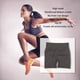 thumbnail image 5 of Pantalones Cortos de Entrenamiento ANGGREK Elásticos de Cintura Alta Suaves Azules Grises Secado Rápido Transpirables, 5 of 8