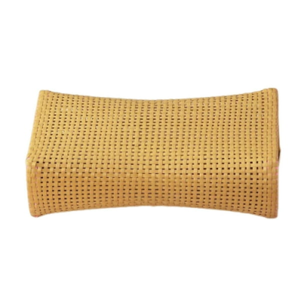 Almohada de sauna de imitación de ratán, ergonómica y cómoda, soporte para el cuello. L