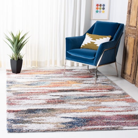 Safavieh Calista Tanzil Abstract Area Rug, Ivory/Rust, 8' x 10'
