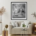 thumbnail image 4 of Historic Framed Print, Blackfeet squaw's papoose at home, Mont. River, Wash., 17-7/8" x 21-7/8", 4 of 9