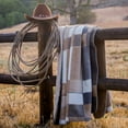 thumbnail image 3 of Denali Home Collection Denali Gray Plaid/Cashew Blanket, 3 of 4