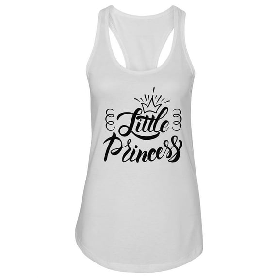 Little Princess Calligraphy Tank Women -Image by Shutterstock, Female x-Large