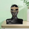thumbnail image 1 of BELOVING Cosplay Chain Head Outfit Headwear Rhinestone for Belly Dance Handmade Golden, 1 of 7