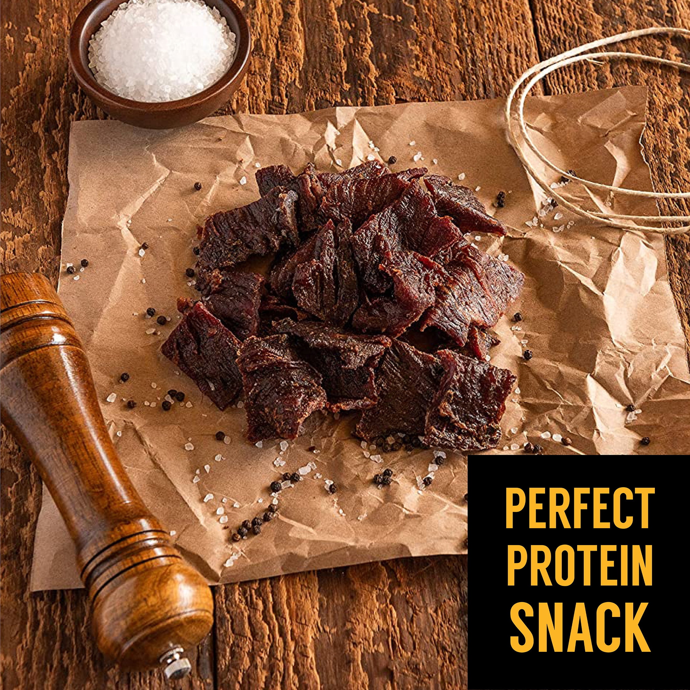 (2 pack) Tillamook Country Smoker Zero Sugar Jerky, Original, 6.5 oz
