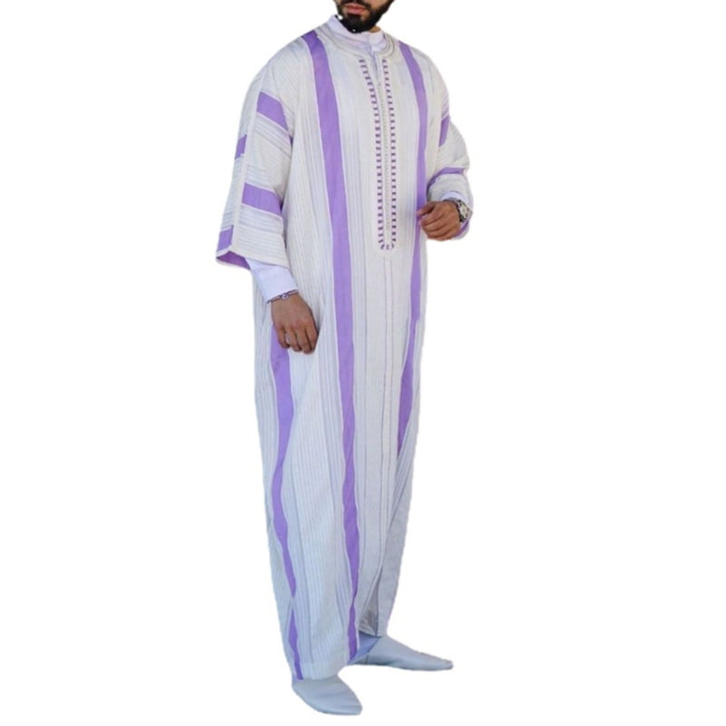 Muslim Middle East Saudi Arab Clothes Men Dubai Robe Costume Islamic outfit