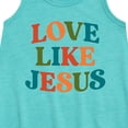 thumbnail image 2 of Instant Message - Love Like Jesus - Toddler & Youth Girls A-line Dress, 2 of 5