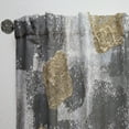thumbnail image 2 of DESIGN ART Designart 'Gold Glamour Squares I' Modern Curtain Single Panel 52 in. wide x 108 in. high - 1 Panel 108 Inches, 2 of 5