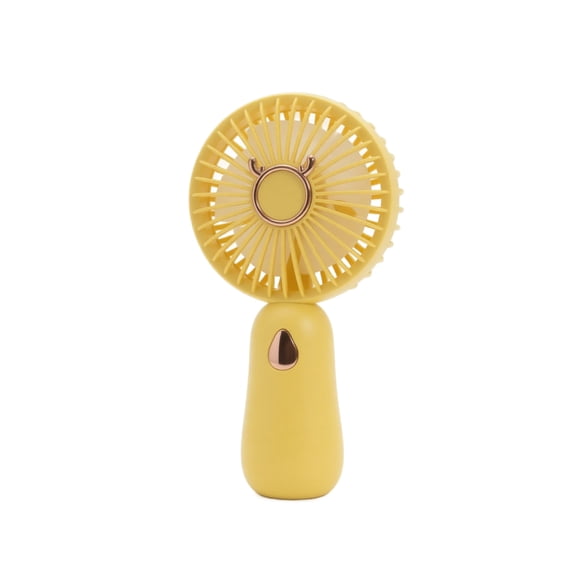 Mighty Portable Fan, Powerful Handheld Fan, USB Rechargeable Mini Personal Battery Powered, Pocket for Travel, Summer, Gifts for Women(Yellow)