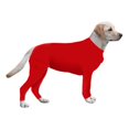 thumbnail image 6 of Dog Recovery Shirt Pet Puppy Medical Care Suit Bodysuit Jumpsuit Anti Licking Wounds Help Post Operative Healing Red, 6 of 10