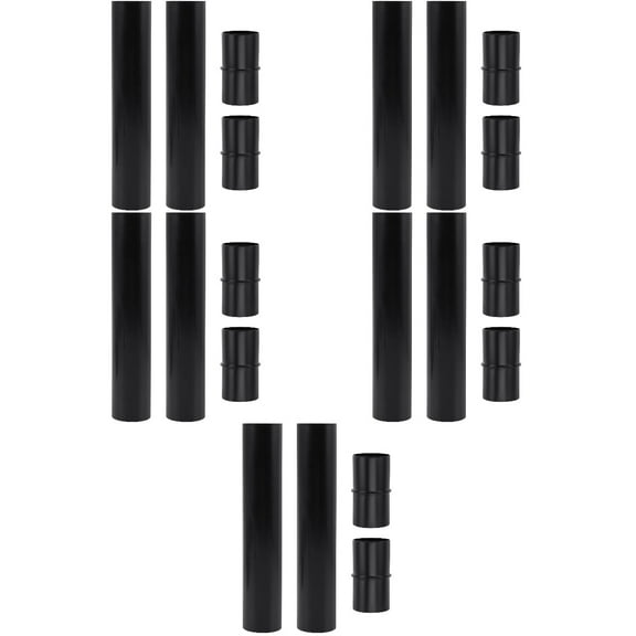 5-Pack Weather-Resistant Outdoor Lighting Pole Connectors for Floor Lamp Accessories, Replacement Parts for Garden and Patio
