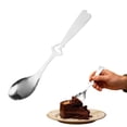 thumbnail image 2 of Heart Hollow Handle Coffee Spoon, Stainless Steel Dessert Spoon, Heavy-Duty Ice Cream Spoon, Multicolor Decorative Teaspoon for Coffee, Dessert, Tea, Yogurt, Ice Cream, and Sugar,Silver, 2 of 8