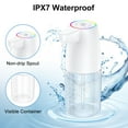 thumbnail image 2 of Automatic Soap Dispenser Touchless Rechargeable Wall Mounted,AILKIN 15oz/450ml 4 Gears Adjustable IP7X Waterproof Foaming Dish Soap Dispenser for Bathroom,Countertop,Sink,Kitchen(for Foam Only), 2 of 9