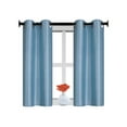 thumbnail image 3 of 2 Piece Set Blackout Kitchen Curtain Window Lined Tier Pair Darkening Panels D24, 3 of 4