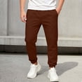 thumbnail image 3 of Sentuca Boys Sweatpants, Elastic Bottom Solid Color Jogger Pants with Pockets Sports Sweatpants Fleece Winter Kids Clothes Size 5-6Y, 3 of 7