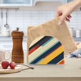 thumbnail image 2 of Yayeee Napkin Holder for Table Kitchen Paper Tissue Organization, Retro Colorful Stripes, 2 of 8