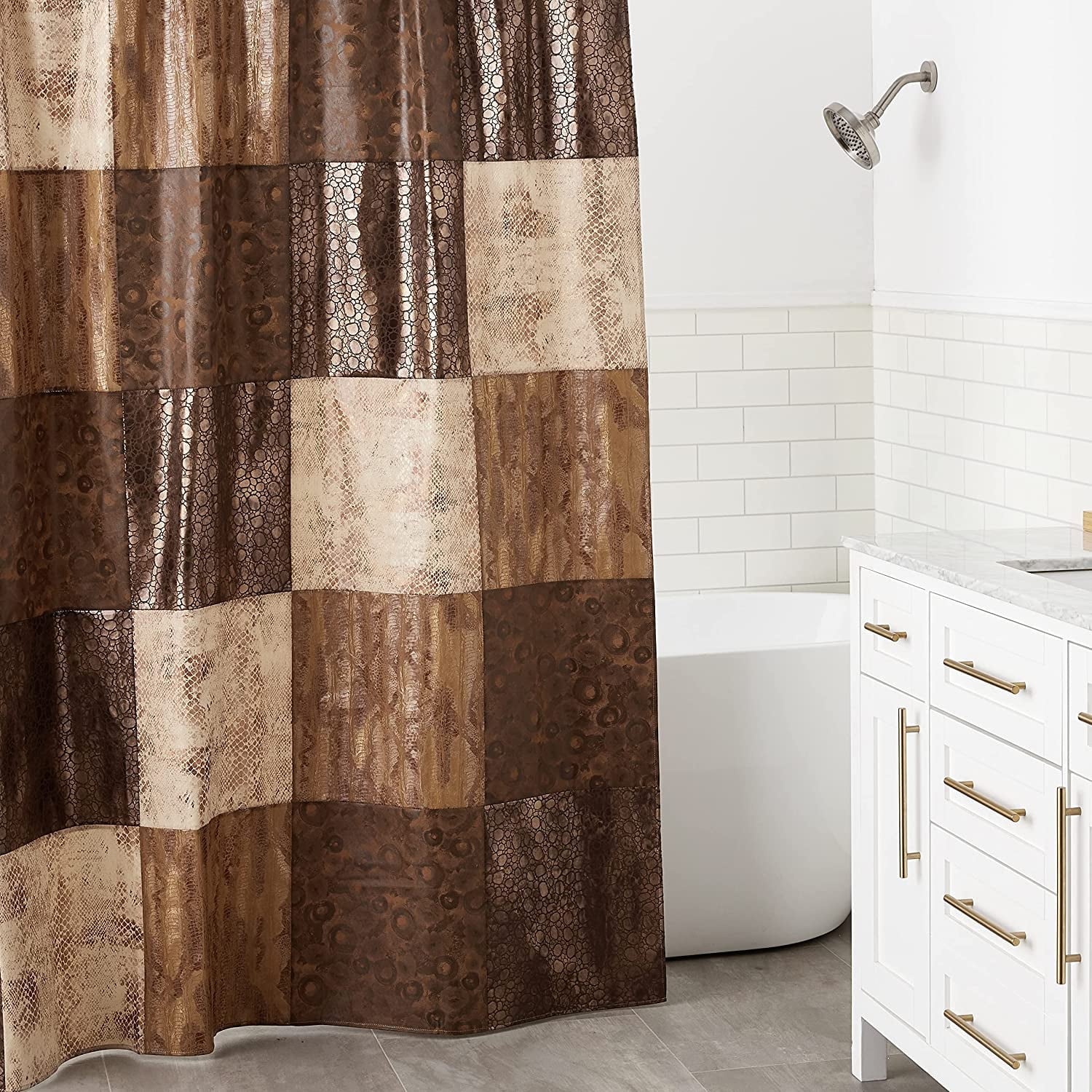 Zahari Home Zambia Animal Shower Curtain Classic Fabric Shower Curtain Unique Design Custom Shower Curtain Western Country Shower Curtain