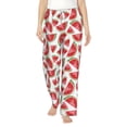 thumbnail image 2 of Lsque Hand Drawn Watermelon Print Women's Pajama Pants, Lounge Pant - Comfortable Home Wear,Elastic Waistband, Stylish Design-XX-Large, 2 of 9