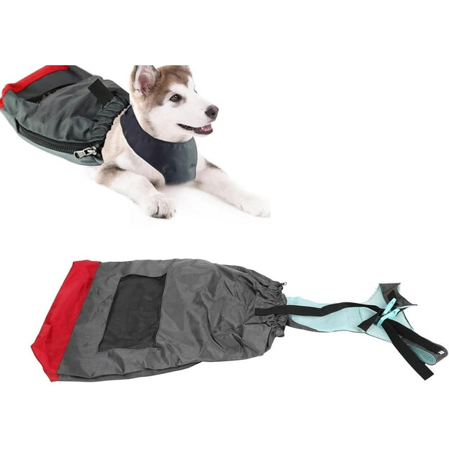 HUGFEGWE Sac de Traînée pour Animaux Paralysés, Sac de Traînée en Tissu Oxford Résistant Durable Protège la Poitrine et les Membres des Animaux, Alternative Intérieure pour Chien Fauteuil Roulant pour Chien Chat Handicapé (m) U2537-22833