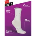 thumbnail image 4 of Hanes Women's Moves 10 Pair Cushion Crew Black, Size 8-12, 4 of 5
