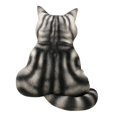 thumbnail image 3 of Almohada para abrazar De felpa De gato Hugo 51cm Juguetes De Peluche, 3 of 9
