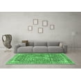 thumbnail image 3 of Ahgly Company Indoor Round Medallion Emerald Green Traditional Area Rugs, 7' Round, 3 of 4