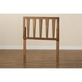 thumbnail image 4 of Baxton Studio Duncan Modern and Contemporary Ash Walnut Finished Wood Twin Size Headboard, 4 of 5