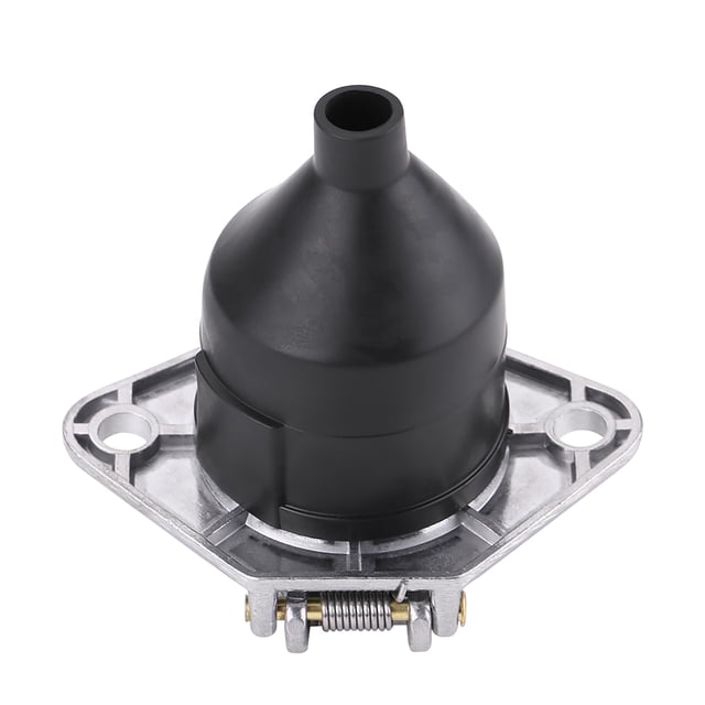 Universal 24V 7 Pin Remolque Conector Adaptador Enchufe Conexión Segura Indicadores Luces Lámparas De Freno Vehículo Comercial Semirremolque Remolque