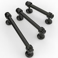 thumbnail image 3 of Furniware Oil Rubbed Bronze Round Cabinet Door Pulls with Mounting Screws, 4 Inches, 10 Pieces, 3 of 5