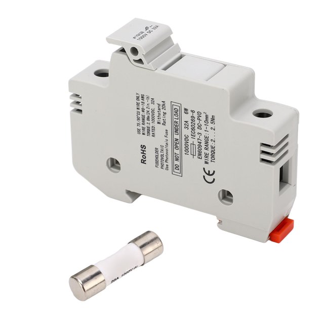 Kit de fusibles fotovoltaicos Jadeshay 1P 32A 1000VDC con fusible fotovoltaico